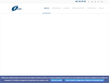 Tablet Screenshot of cqmconsultoria.com
